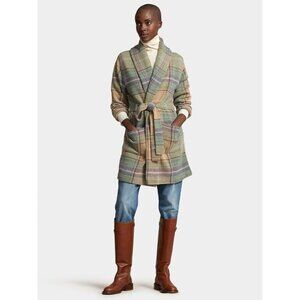 Polo Ralph Lauren Wool Shawl Collar Coatigan Womens Size XL Sweater Coat Pockets
